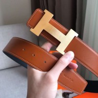 Hermes Constance 2 Belt Buckle & Gold/Noir Swift 42MM Strap Hermes Constance 2 Belt Buckle & Gold/Noir Swift 42MM Strap