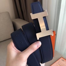 Hermes Constance Belt Buckle & Blue Epsom 38 MM Strap Hermes Constance Belt Buckle & Blue Epsom 38 MM Strap
