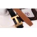 Hermes H Belt Buckle & Brown Clemence 32 MM Strap