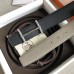 Hermes H d'Ancre Reversible Belt In Grey/Noir Leather Hermes H dAncre Reversible Belt In Grey/Noir Leather