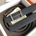 Hermes H d'Ancre Reversible Belt In Black/Ardoise Leather Hermes H dAncre Reversible Belt In Black/Ardoise Leather