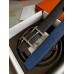 Hermes H d'Ancre Reversible Belt In Indigo/Black Epsom Leather Hermes H dAncre Reversible Belt In Indigo/Black Epsom Leather