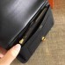 Hermes Dogon Duo Wallet In Black Clemence Leather Hermes Dogon Duo Wallet In Black Clemence Leather