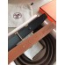 Hermes Quizz 32mm Reversible Belt In Brown Clemence Leather Hermes Quizz 32mm Reversible Belt In Brown Clemence Leather