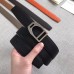 Hermes Etrier Buckle Belt & Black Clemence 32 MM Strap