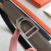 Hermes Etrier Buckle Belt & Taupe Clemence 32 MM Strap