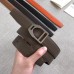 Hermes Etrier Buckle Belt & Taupe Clemence 32 MM Strap