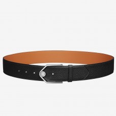 Hermes Black Licol 40 MM Reversible Leather Belt Hermes Black Licol 40 MM Reversible Leather Belt
