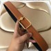 Hermes Oscar Buckle 40 MM Belt Brown Reversible Leather Hermes Oscar Buckle 40 MM Belt Brown Reversible Leather