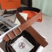 Hermes Officier Belt Buckle & Brown 38MM Strap Hermes Officier Belt Buckle & Brown 38MM Strap