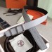 Hermes Officier Belt Buckle & White 38MM Strap Hermes Officier Belt Buckle & White 38MM Strap
