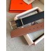 Hermes Brown Saddle 38MM Reversible Belt Hermes Brown Saddle 38MM Reversible Belt