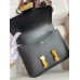 Hermes Constance 24 Handmade Bag In Black Epsom Calfskin Hermes Constance 24 Handmade Bag In Black Epsom Calfskin