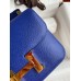 Hermes Constance 24 Handmade Bag In Blue Electric Epsom Calfskin Hermes Constance 24 Handmade Bag In Blue Electric Epsom Calfskin