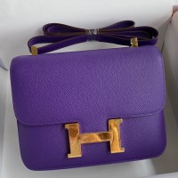 Hermes Constance 24 Handmade Bag In Crocus Epsom Calfskin Hermes Constance 24 Handmade Bag In Crocus Epsom Calfskin