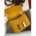 Hermes Constance 24 Handmade Bag In Jaune Ambre Epsom Calfskin Hermes Constance 24 Handmade Bag In Jaune Ambre Epsom Calfskin