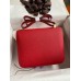 Hermes Constance 24 Handmade Bag In Red Epsom Calfskin Hermes Constance 24 Handmade Bag In Red Epsom Calfskin