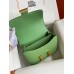 Hermes Constance 24 Handmade Bag In Vert Criquet Epsom Calfskin Hermes Constance 24 Handmade Bag In Vert Criquet Epsom Calfskin