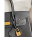 Hermes Birkin 30 Retourne Handmade Bag In Black Clemence Leather Hermes Birkin 30 Retourne Handmade Bag In Black Clemence Leather