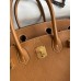 Hermes Birkin 30 Retourne Handmade Bag In Gold Epsom Calfskin Hermes Birkin 30 Retourne Handmade Bag In Gold Epsom Calfskin