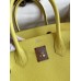 Hermes Birkin 30 Retourne Handmade Bag In Lime Epsom Calfskin Hermes Birkin 30 Retourne Handmade Bag In Lime Epsom Calfskin