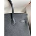 Hermes Birkin 30 Retourne Handmade Bag In Black Epsom Calfskin Hermes Birkin 30 Retourne Handmade Bag In Black Epsom Calfskin