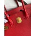Hermes Birkin 30 Retourne Handmade Bag In Red Epsom Calfskin Hermes Birkin 30 Retourne Handmade Bag In Red Epsom Calfskin