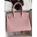 Hermes Birkin 30 Retourne Handmade Bag In Rose Sakura Epsom Calfskin Hermes Birkin 30 Retourne Handmade Bag In Rose Sakura Epsom Calfskin