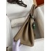 Hermes Birkin 30 Retourne Handmade Bag In Taupe Epsom Calfskin Hermes Birkin 30 Retourne Handmade Bag In Taupe Epsom Calfskin