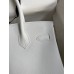 Hermes Birkin 30 Retourne Handmade Bag In White Epsom Calfskin Hermes Birkin 30 Retourne Handmade Bag In White Epsom Calfskin