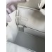 Hermes Birkin 30 Retourne Handmade Bag In White Epsom Calfskin Hermes Birkin 30 Retourne Handmade Bag In White Epsom Calfskin