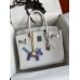 Hermes Birkin 30 Retourne Handmade Bag In White Epsom Calfskin Hermes Birkin 30 Retourne Handmade Bag In White Epsom Calfskin