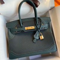 Hermes Ghillies Birkin 30cm Limited-edition Bag In Black Calfskin Hermes Ghillies Birkin 30cm Limited-edition Bag In Black Calfskin