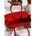 Hermes Birkin 30 Handmade Bag In Red Crocodile Niloticus Shiny Skin