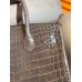Hermes Birkin 30 Handmade Bag In Taupe Crocodile Niloticus Shiny Skin Hermes Birkin 30 Handmade Bag In Taupe Crocodile Niloticus Shiny Skin