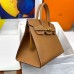 Hermes Birkin 30 Sellier Handmade Bag In Gold Epsom Calfskin Hermes Birkin 30 Sellier Handmade Bag In Gold Epsom Calfskin