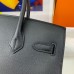 Hermes Birkin 30 Sellier Handmade Bag In Black Epsom Calfskin Hermes Birkin 30 Sellier Handmade Bag In Black Epsom Calfskin
