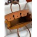 Hermes Birkin 35 Handmade Bag In Toile & Gold Swift Leather Hermes Birkin 35 Handmade Bag In Toile & Gold Swift Leather