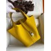 Hermes Picotin Lock 18 Handmade Bag in Jaune Ambre Clemence Leather Hermes Picotin Lock 18 Handmade Bag in Jaune Ambre Clemence Leather