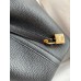 Hermes Picotin Lock 18 Handmade Bag in Black Clemence Leather Hermes Picotin Lock 18 Handmade Bag in Black Clemence Leather