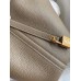 Hermes Picotin Lock 18 Handmade Bag in Taupe Clemence Leather Hermes Picotin Lock 18 Handmade Bag in Taupe Clemence Leather