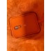 Hermes Picotin Lock 18 Handmade Bag in Orange Clemence Leather Hermes Picotin Lock 18 Handmade Bag in Orange Clemence Leather