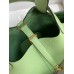 Hermes Picotin Lock 18 Handmade Bag in Vert Criquet Clemence Leather Hermes Picotin Lock 18 Handmade Bag in Vert Criquet Clemence Leather