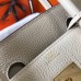 Hermes Birkin 30cm Bag In Beton Clemence Leather GHW Hermes Birkin 30cm Bag In Beton Clemence Leather GHW