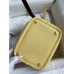 Hermes Picotin Lock 18 Handmade Bag in Jaune Poussin Clemence Leather Hermes Picotin Lock 18 Handmade Bag in Jaune Poussin Clemence Leather