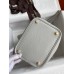Hermes Picotin Lock 18 Handmade Bag in Pearl Grey Clemence Leather Hermes Picotin Lock 18 Handmade Bag in Pearl Grey Clemence Leather