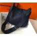 Hermes Evelyne III 29 PM Bag In Dark Blue Clemence Leather Hermes Evelyne III 29 PM Bag In Dark Blue Clemence Leather