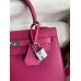 Hermes Kelly Sellier 25 Handmade Bag In Rose Purple Epsom Calfskin Hermes Kelly Sellier 25 Handmade Bag In Rose Purple Epsom Calfskin