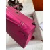 Hermes Kelly Sellier 25 Handmade Bag In Rose Purple Epsom Calfskin Hermes Kelly Sellier 25 Handmade Bag In Rose Purple Epsom Calfskin