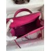 Hermes Kelly Sellier 25 Handmade Bag In Rose Purple Epsom Calfskin Hermes Kelly Sellier 25 Handmade Bag In Rose Purple Epsom Calfskin